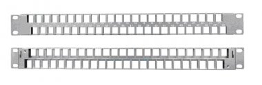 Фотография товара 'Hyperline Модульная патч-панель 19 24 порта, Flat Type, 0.5U PPBLHD-19-24S-SH-RM'