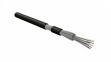 Фотография товара 'Hyperline Кабель волоконно-оптический 62.5/125 (OM1) многомодовый, 8 волокон, FO-DT-IN/OUT-62-8-HFLTx-BK'