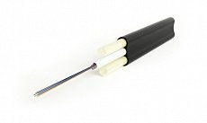 Фотография товара 'Hyperline Кабель волоконно-оптический 50/125 (OM3) многомодовый, плоский, 8 волокон, FO-STF-OUT-503-8-PE-BK'
