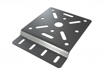 Фотография товара 'Hyperline 530963 RST-WBP-130-130-1,5-SZ Монтажная плата перфорированная 130х130 толщ. 1,5 мм.'