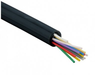 Фотография товара 'Hyperline Кабель волоконно-оптический 9/125 (SMF-28 Ultra) одномодовый, 16 волокон, FO-DPE-IN/OUT-9S-16-LSZH-BK'