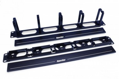 Фотография товара 'Hyperline Кабельный организатор с пластиковыми кольцами с крышкой, 19", 1U, CM-1U-5R-PL-COV'