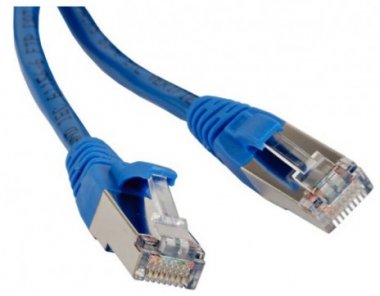 Фотография товара 'Hyperline Патч-корд F/UTP, экранированный, Cat.5е (100% Fluke Component Tested), LSZH, 20 м, PC-LPM-STP-RJ45-RJ45-C5e-20M-LSZH-BL'