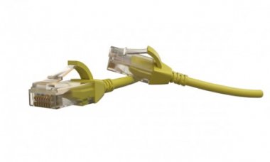 Фотография товара 'Hyperline Патч-корд U/UTP, категория 6 (100% Fluke Component Tested), 28AWG, LSZH, 5 м, PC-LPT-UTP-RJ45-RJ45-C6-5M-LSZH-YL'