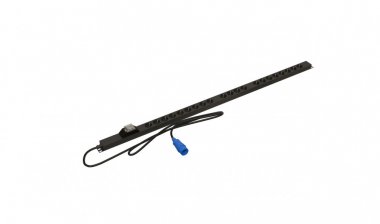 Фотография товара 'Hyperline 480321 SHE-21SH-2B-3PVB Блок розеток, вертикальный, 21 розетка Schuko, 2 автоматических выключателя'