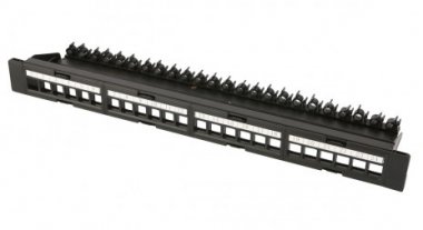 Фотография товара 'Hyperline Модульная патч-панель 19", 24 порта, 4 съемные панели по 6 модулей, 1U, PPBL6-19-24-RM'