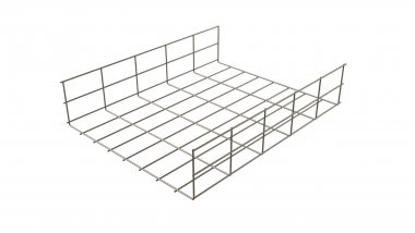 Фотография товара 'Hyperline 528599 EWT-CRW-100-400-3000-4,0-EZ Проволочный лоток 100х400x3000-4,0 мм.'