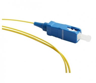 Фотография товара 'Hyperline Пигтейл волоконно-оптический SM 9/125 (OS2), SC/UPC, 1.5 м, LSZH, FPT-B9-9-SC/UR-1.5M-LSZH-YL'