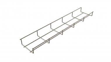 Фотография товара 'Hyperline 525991 EWT-CRW-30-100-3000-4,0-EZ Проволочный лоток 30х100x3000-4,0 мм.'