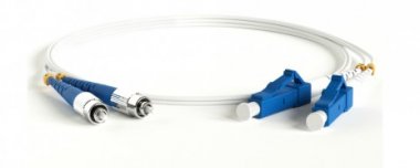 Фотография товара 'Hyperline Патч-корд волоконно-оптический (шнур) SM 9/125 (G.657), FC/UPC-LC/UPC, 2.0 мм, duplex, LSZH, FC-D2-9A1-FC/UR-LC/UR-H-2M-LSZH-WH'