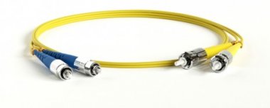 Фотография товара 'Hyperline Патч-корд волоконно-оптический (шнур) SM 9/125 (OS2), FC/UPC-ST/UPC, 2.0 мм, duplex, LSZH, FC-D2-9-FC/UR-ST/UR-H-50M-LSZH-YL'
