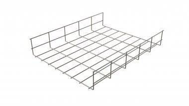 Фотография товара 'Hyperline 528592 EWT-CRW-80-400-3000-4,0-EZ Проволочный лоток 80х400x3000-4,0 мм.'