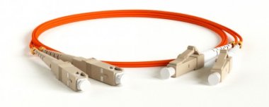 Фотография товара 'Hyperline Патч-корд волоконно-оптический (шнур) MM 62.5/125, LC-SC, 2.0 мм, duplex, LSZH, FC-D2-62-LC/PR-SC/PR-H-5M-LSZH-OR'