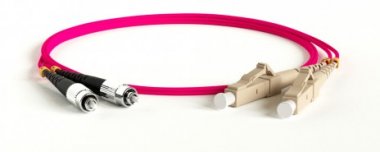 Фотография товара 'Hyperline Патч-корд волоконно-оптический (шнур) MM 50/125(OM4), FC-LC, duplex, LSZH, 30 м, FC-D2-504-FC/PR-LC/PR-H-30M-LSZH-MG'