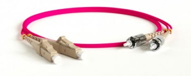 Фотография товара 'Hyperline Патч-корд волоконно-оптический (шнур) MM 50/125(OM4), LC-ST, duplex, LSZH, 20 м, FC-D2-504-LC/PR-ST/PR-H-20M-LSZH-MG'