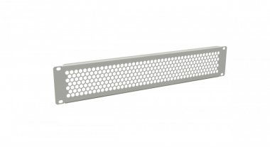 Фотография товара 'Hyperline 483498 BPD-2-RAL7035 Фальш-панель перфорированная на 2U, цвет серый (RAL 7035)'
