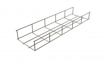 Фотография товара 'Hyperline 526000 EWT-CRW-50-150-3000-4,0-EZ Проволочный лоток 50х150x3000-4,0 мм.'