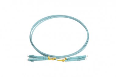 Фотография товара 'Hyperline 248058 FC-D2-503-LC/PR-LC/PR-H-1.5M-LSZH-AQ Патч-корд волоконно-оптический (шнур) MM 50/125(OM3)'