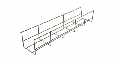 Фотография товара 'Hyperline 528595 EWT-CRW-80-100-3000-5,0-EZ Проволочный лоток 80х100x3000-5,0 мм.'