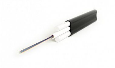 Фотография товара 'Hyperline Кабель волоконно-оптический 9/125 (SMF-28 Ultra) одномодовый, плоский, 16 волокон FO-STF-OUT-9S-16-PE-BK'