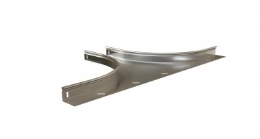 Фотография товара 'Hyperline 517300 RST-DTS-500-100-0,8-R100-SZ Разветвитель односторонний плавный 500x100 R100-0,8 мм'