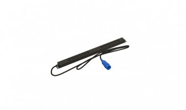 Фотография товара 'Hyperline 487311 SHE-12IEC-2.5PVB Блок розеток, вертикальный, 12 розеток IEC320 C13, кабель питания 2.5м (3х4.0мм2)'