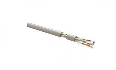 Фотография товара 'Hyperline 498428 UUTP4R-C6-S23-IN-LSZH-GY-305 (305 м) Кабель витая пара, неэкранированный U/UTP'