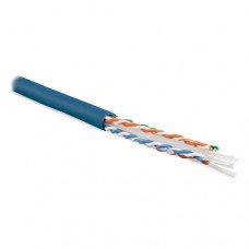 Фотография товара 'Hyperline Кабель витая пара U/UTP, категория 6, 4 пары (23 AWG) UUTP4-C6-S23-IN-LSZH-BL-305'