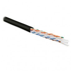 Фотография товара 'Hyperline Кабель витая пара U/UTP, категория 6 UUTP4-C6-S23-IN-LSZH-BK-100'