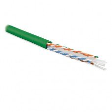 Фотография товара 'Hyperline Кабель витая пара U/UTP, категория 6, 4 пары (23 AWG) UUTP4-C6-S23-IN-LSZH-GN-100'
