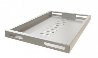 Фотография товара 'Hyperline 452066 SSH3-180-RAL7035 Полка для 10" шкафов TDC/TDB 272 x 180 мм'