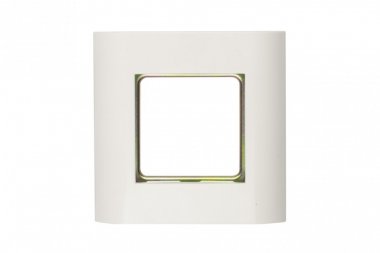 Фотография товара 'Hyperline 16286 FP-M45-1-WH Лицевая панель 80х80мм для 2-х модулей 45х22.5'