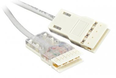 Фотография товара 'Hyperline 229907 PC-110-110-4P-C5e-2M-LSZH-GY Патч-корд 110 тип-110 тип, 4 пары'