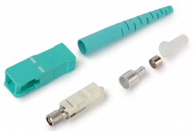 Фотография товара 'Hyperline 237755 FK-STD-SC/SA-MM-UPC-AQ-S2-AQ Клеевой коннектор SC/UPC, MM'