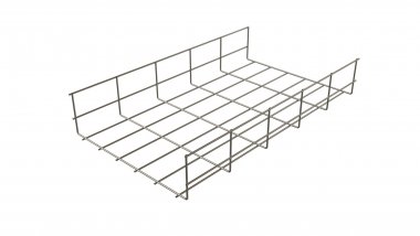Фотография товара 'Hyperline 528598 EWT-CRW-80-300-3000-5,0-EZ Проволочный лоток 80х300x3000-5,0 мм.'