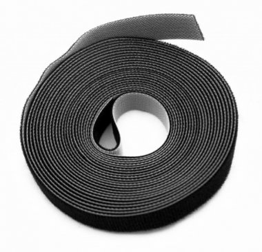 Фотография товара 'Hyperline Лента (липучка) в рулоне 25 мм WASNR-5x25-BK'