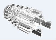 Фотография товара 'Hyperline 446096 BOOT-VA-TR-10 Изолирующий колпачок для разъемов PLEZ UA, язычок Arch (10 шт.)'