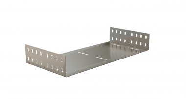 Фотография товара 'Hyperline 519455 RST-CEB-600-80-1,0-SZ Внешний соединитель основания лотка осн. 600 H80 толщ. 1,0 мм'