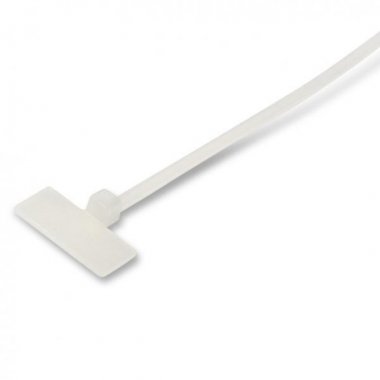 Фотография товара 'Hyperline Стяжка нейлоновая неоткрывающаяся, безгалогенная 300x4.8мм GTK-300STC'