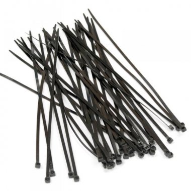 Фотография товара 'Hyperline Стяжка нейлоновая неоткрывающаяся, безгалогенная 260x8.6x2mm GTN-260HDB'