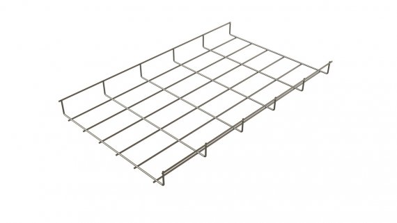 Фотография товара 'Hyperline 528584 EWT-CRW-30-300-3000-5,0-EZ Проволочный лоток 30х300x3000-5,0 мм.'