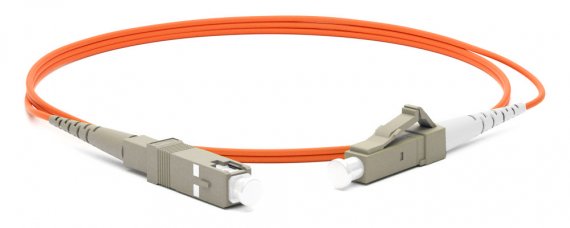 Фотография товара 'Hyperline 394305 FC-S2-62-LC/PR-SC/PR-H-1.5M-LSZH-OR Патч-корд волоконно-оптический (шнур) MM 62.5/125'