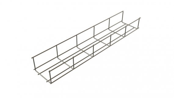 Фотография товара 'Hyperline 525999 EWT-CRW-50-100-3000-4,0-EZ Проволочный лоток 50х100x3000-4,0 мм.'