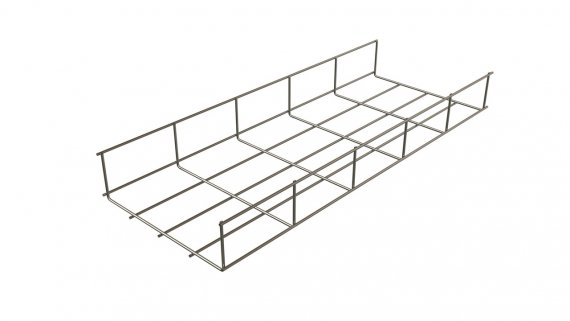 Фотография товара 'Hyperline 528590 EWT-CRW-50-200-3000-5,0-EZ Проволочный лоток 50х200x3000-5,0 мм.'