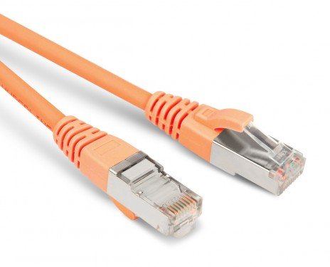 Фотография товара 'Hyperline Патч-корд экранированный, Cat.5е, LSZH, F/UTP PC-LPM-STP-RJ45-RJ45-C5e-5M-LSZH-OR'