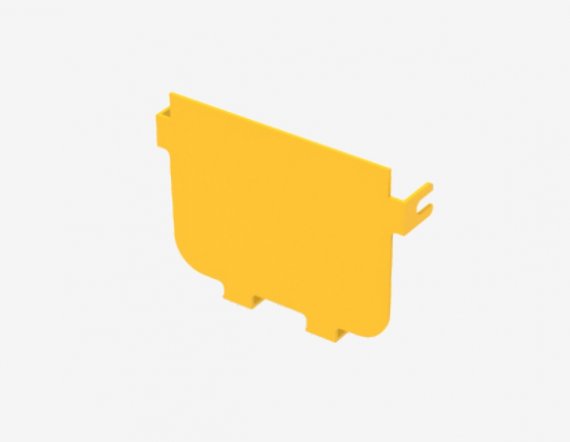 Фотография товара 'Hyperline 494928 FBTR-120-TTR Заглушка для оптического лотка 120мм (с 4 винтами)'