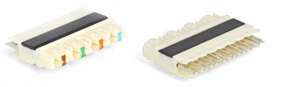 Фотография товара 'Hyperline 4-х парный 110 модуль, категория 5e 110C-M-4P'