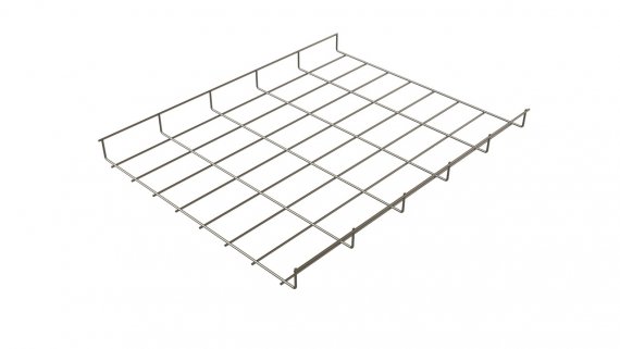 Фотография товара 'Hyperline 528578 EWT-CRW-30-400-3000-4,0-EZ Проволочный лоток 30х400x3000-4,0 мм.'