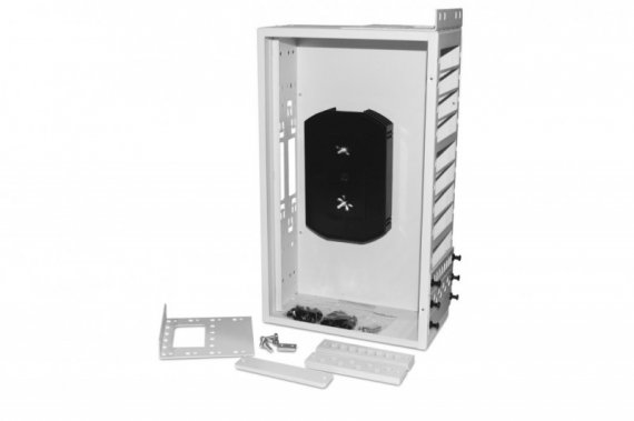 Фотография товара 'Hyperline Бокс оптический универсальный 19 FO-19R-3U-12xSLT-W140H42-96UN-GY'