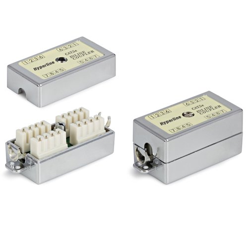 Фотография товара 'Hyperline Проходной адаптер (coupler), Dual IDC CA-IDC-C5e-SH-F-WH'